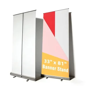 Portable Roll Up Banner Aluminum Outdoor Exhibit Display for Advertising Promotion Printed Stand Banner