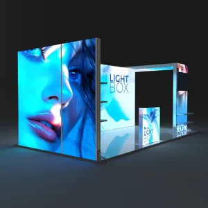 Portable SEG Fabric LED Backlit Lightbox Backdrop Trade Show Lightbox Exhibition Lightbox Modular Display Trade Show