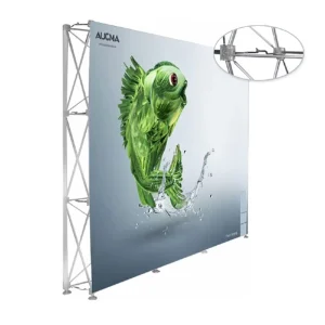 Portable Straight Pop up Banner 10ft Advertising Trade Show Display Stand Exhibition Pop up Banner
