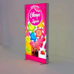 Portable Trade Show Backlit Display Modular Aluminum LED Light Box