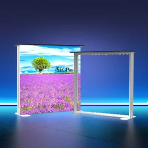 Portable Trade Show Booth Fabric LED Light Box Stand