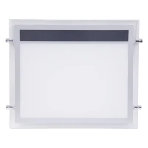 Portable Ultra Thin Crystal LED Light Box Waterproof Eco-Friendly Customizable Colors for Advertising Displays