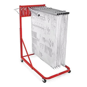 Poster Display Rack and Plans Holder for Home and Office Free Standing Mobile Vertical Blueprint Storage Stand