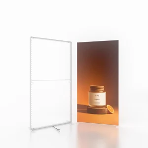 Poster Slim Aluminium Frame Metal Stand Supermarket Advertising Led Outdoor Light Box for Large Photos