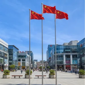 Powder Coated White Stainless Steel 100M Flagpole High Quality Product Supplied