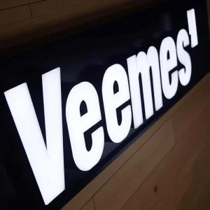 Premium Aluminum Trimless Front Lit LED Letters IP65 Waterproof for Advertising Decoration Apartments Serviced Buildings