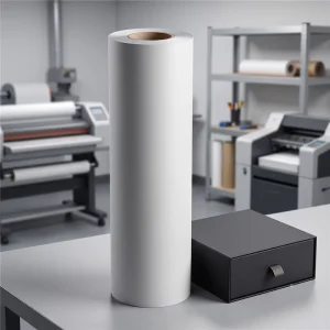 Premium BOPP Food Grade 300m Plain Soft Touch Thermal Lamination Film for Custom Magnetic Box