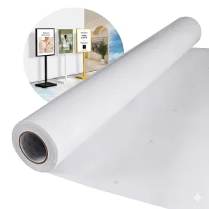 Premium Matte Eco Solvent PVC Roll up Banner Film Bulk for Trade Show Booth and Advertising Printing Media