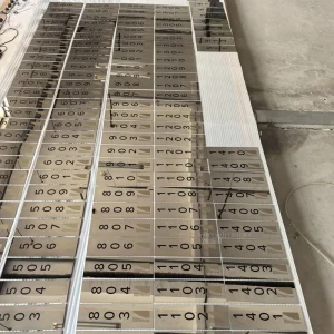 Premium Mirror UV Stainless Steel Hotel Sign Eco Friendly Silver Gray Exquisite Signage for Large Buildings Indoor Outdoor Use