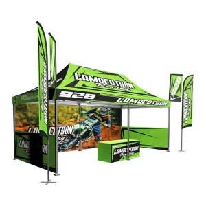 Premium Pop up Tent with Custom Logo Advertising Tent for Festivals and Business Promotions