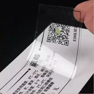 Premium Transparent Self Adhesive PVC Die Cut Stickers Custom Logo Printed Clear Waterproof Digital Vinyl Labels