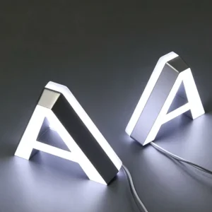 Price Outdoor Indoor Custom Sign Led Letters 3d logo Mini Led Illuminated Acrylic Light Sign