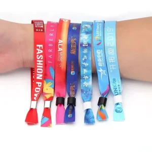 Print Logo Wristband Fabric Wristband Events Festival Bracelet Print Wristband