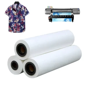 Printable Vinyl Roll Inkjet Single Matte 60 CM DTF PET Film Roll Heat Transfer Vinyl for T Shirts Pigment Ink