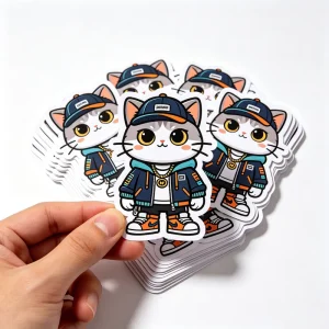 Printed Label Custom Kiss Cut Sticker Sheets Dots Kiss Cut Sticker Sheet Blank Kiss Cut Stickers Glossy Sheet