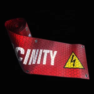 Printing Custom Double Side Reflective Banner Danger Warning Signs High Voltage Plugs In Vicinity Electric Fence Warning Sign