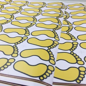 Printing Indoor Floor Decal Vinyl Durable Waterproof ECO Friendly Scratch Slip resistant Custom Design Promotion Shopping Mall