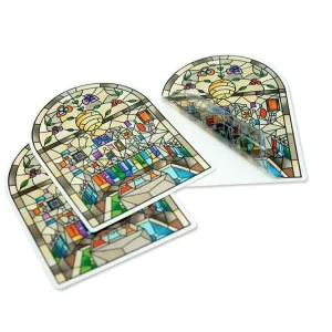 Printing Transparent Vinyl PVC Self Adhesive Waterproof Die Cut Stickers Logo Custom Stickers