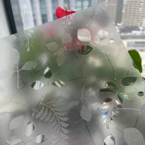 Privacy Window Film Glass Stickers Removable Static Cling Decorative Window Film