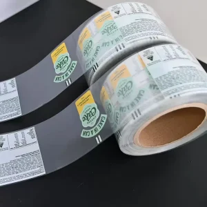 Product Bottle Label Printing Custom Self adhesive Roll Paper Waterproof Vinyl Stickers High quality Factory