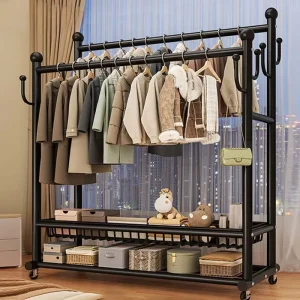 Product Clothes Rack with Wheels Cloth Rack Clothes Hanger Cloth Stand Clothes Rack