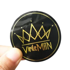Product Packaging Adhesive Label Printing Waterproof Vinyl Sticker Roll Paper Custom logo Label Stickers