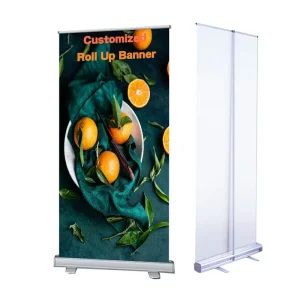 Professional Custom Roll up Banner With Glossy Finish and High Quality Fabric for Branding