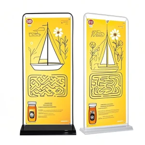 Professional Exhibition Iron Door Stand 0.45 TYPE Standard Version 80x180cm Banner Stands
