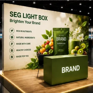 Professional Exhibition LED Fabric Light Box Solution