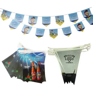 Professional Factory Custom Polyester Fabric Flag Shirt Bunting