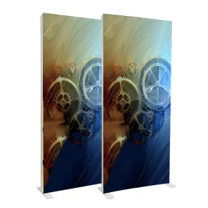 Professional Tension Fabric Light Box OLED Displays 50000 Lumens Brightness Weatherproof Durable Thin Aluminum Profile Hanging