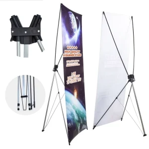 Promotion Attractive Advertisement Poster Banner Stands X Stand Banner for Exhibitions