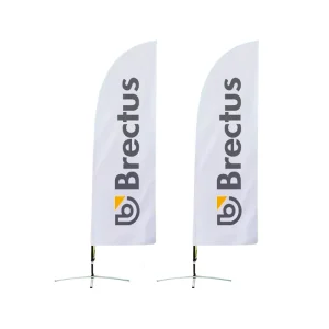 Promotion Custom Flag Class Big Football Flags Outdoor Roadside Banner Custom Beach Flag Flex Banner Stand Outdoor