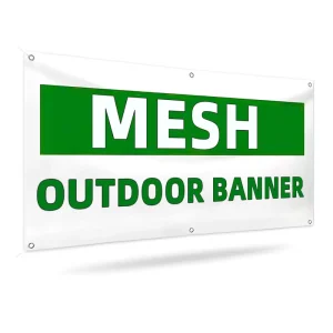 Promotion Custom Large Banner Polyester Format Pvc Flex Mesh Banner Outdoor Inkjet Vinyl Mesh Banner Printing