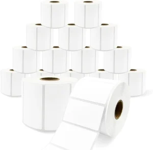 Promotion Direct Waterproof Adhesive Thermal Roll Labels Supermarket Paper Packaging Stickers PP PVC PET Oil Alcohol