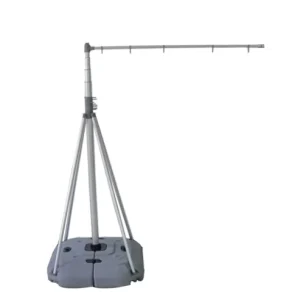 Promotion Flag Portable 5m Telescopic Waterbased Event Flag Pole with Water Filled Base