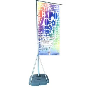 Promotion Flag Telescopic Giant Water Injection Base Flag 3M 5M 7M Flag Pole Stand with Water Filled Base