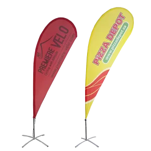 Promotional Advertising Event Outdoor Teardrop Flag Feather Flag Flying Beach Flag Banner Stand