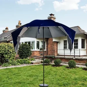 Promotional Advertising Strong Wind Resistance Outdoor Waterproof UV Protection Designer Oxford Manual Beach Umbrella