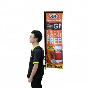 Promotional Backpack Walking Banners