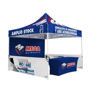Promotional Clear Popup Custom Print 3×3 Tent With Logo Indoor Outdoor Exhibition Event Hexagon Folding 10×10 Canopy Tent