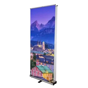 Promotional Double Sided Pull up Banner Stand with Graphic Printing Retractable Roll up Banner Stands