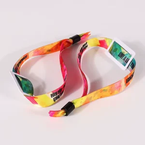 Promotional Events Nfc Ribbon Wristband Customized logo Rfid Wrist Band Bracelet