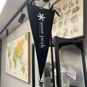 Promotional Felt Hanging Pennants Lightweight Durable Easy Install Flags for Storefront Branding Retail Shop Window Display