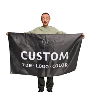 Promotional Large Size Digital Printed Flag Custom Logo Durable Polyester Sporty Style Flag For Indoor Outdoor Events Shows Run
