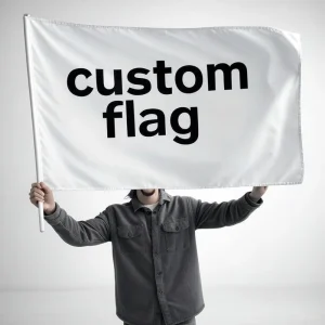 Promotional Large Size Screen Printed Digital Printing Polyester 3×5 Ft Custom Flag