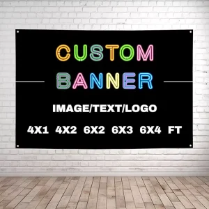 Promotional PVC Mesh Banner Digital Printing Business Side Cheer Banner