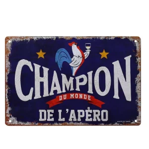 Promotional Personalized Decorative Plaque Retro Style Metal Advertising Sign Wall Decorations Beer Signs Hanging Plate