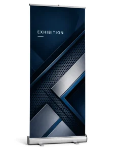 Promotional Sale Portable Retractable Aluminum Roll up Banner Stand with Tool Free Assembly