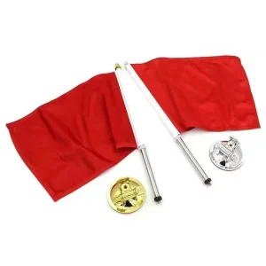 Promotional Stainless Steel Flag Pole Holder With Suction Cup Car Safety Flag Pole Flag Pole Holder